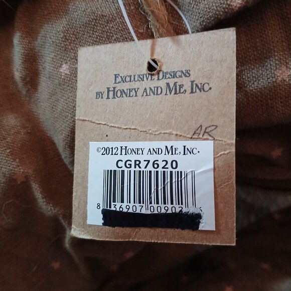 *RARE* Vintage “Honey and Me” Primitive Folk Art Santa & Snowmen Doll (NWT) - Picture 12 of 12